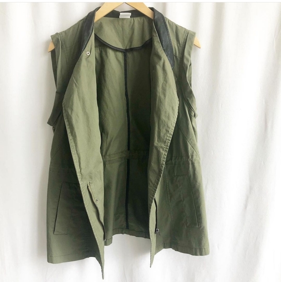 Vero Moda army green vest - Picture 2 of 4